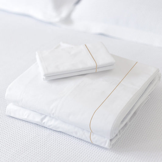 1000 Thread Count Piped Cotton Sheet Sets