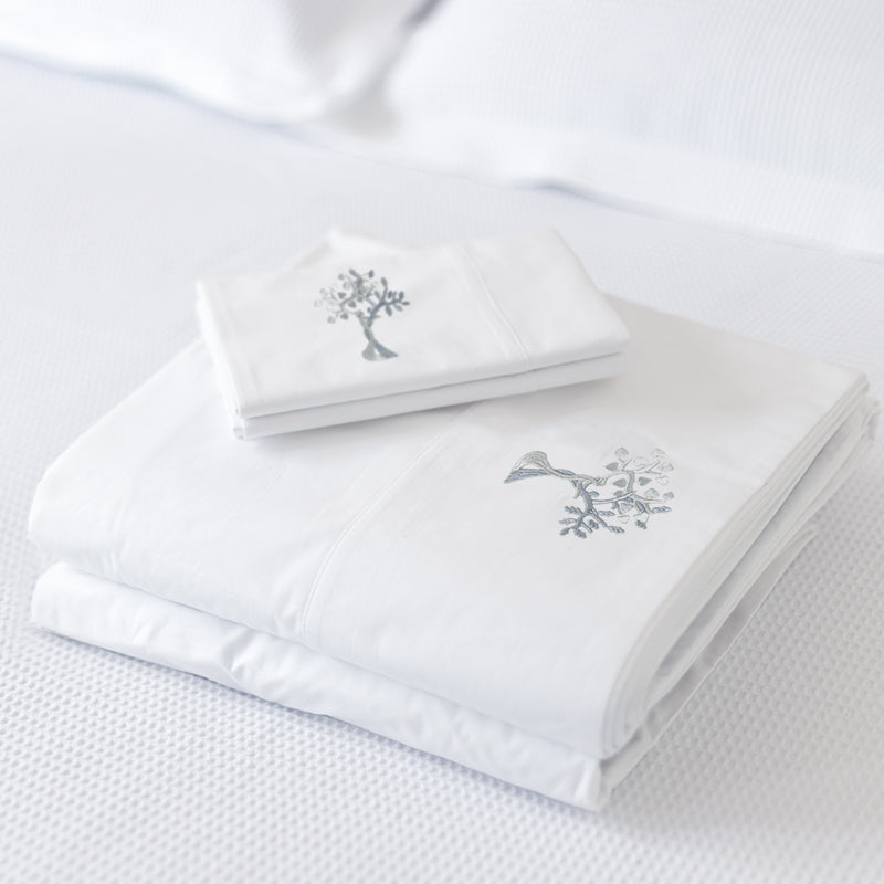 1000 Thread Count Embroidered Sheet Sets - Entwined