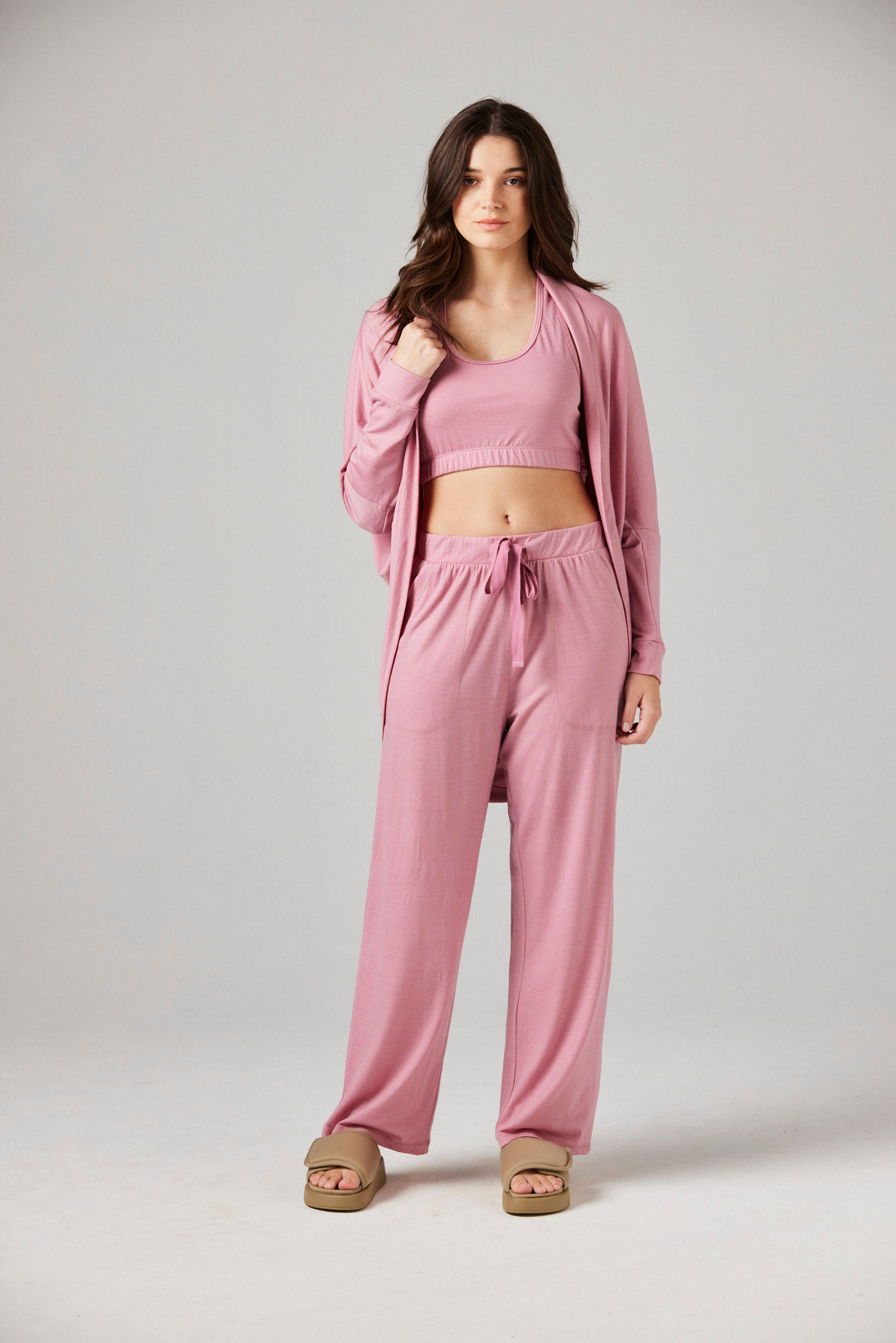 Maya Pant Petal - Merino Loungewear