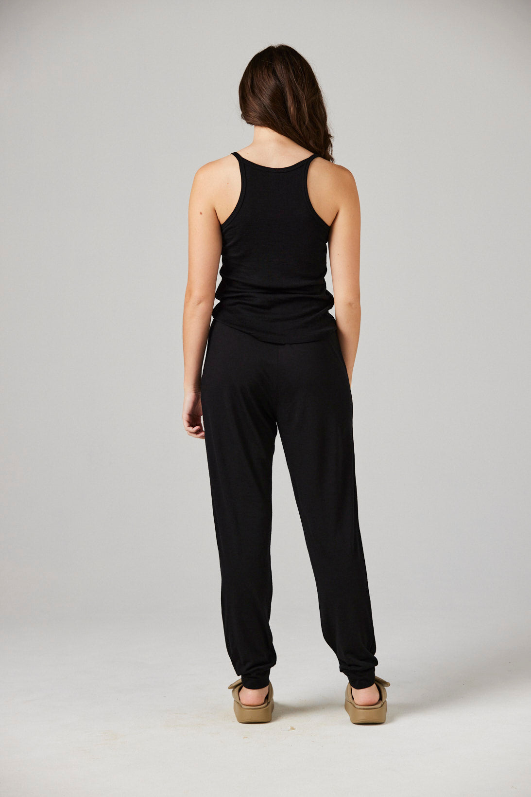 Piper Pant Black - Merino Loungewear