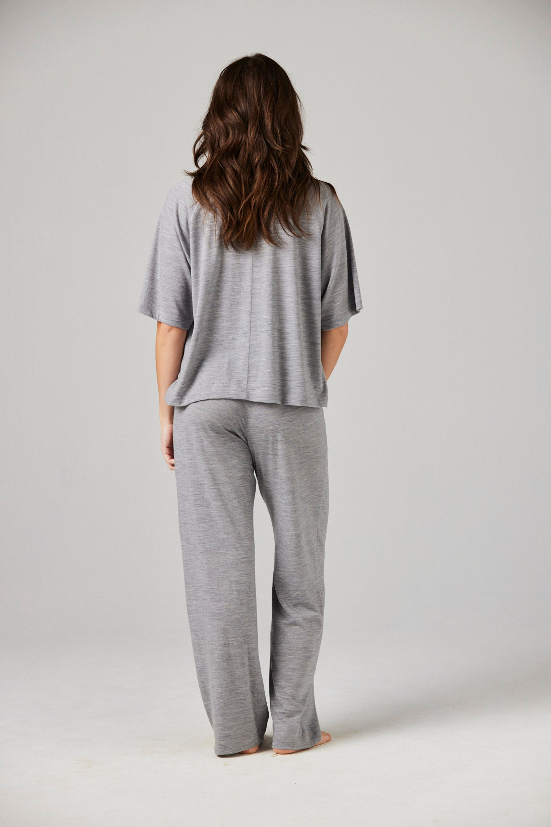 Maya Pant Grey - Merino Loungewear