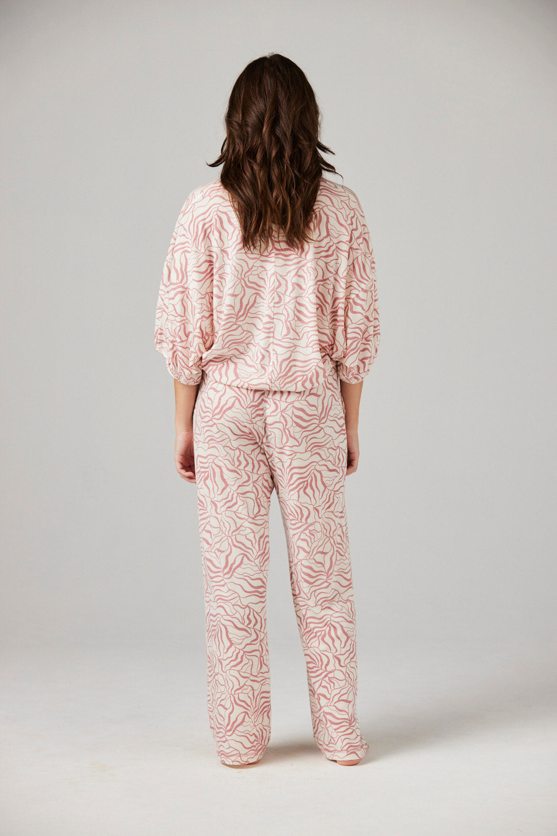 Demi Top Flora - Merino Loungewear