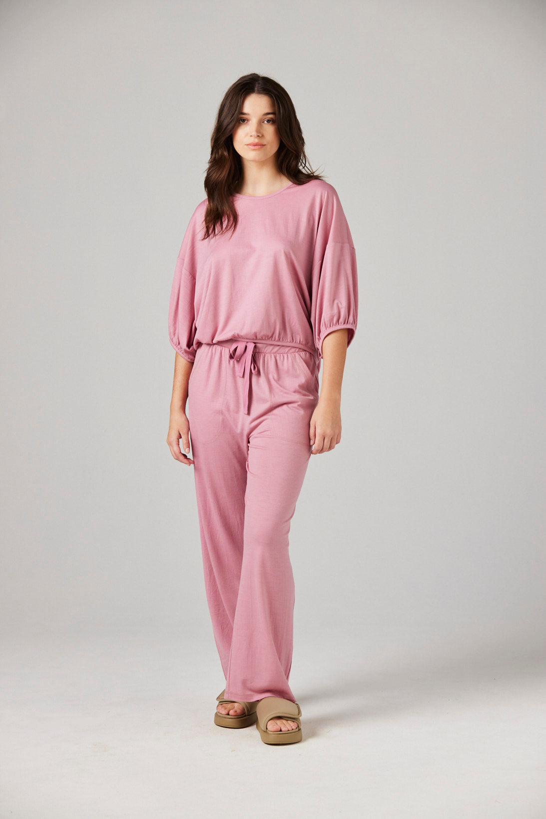 Maya Pant Petal - Merino Loungewear