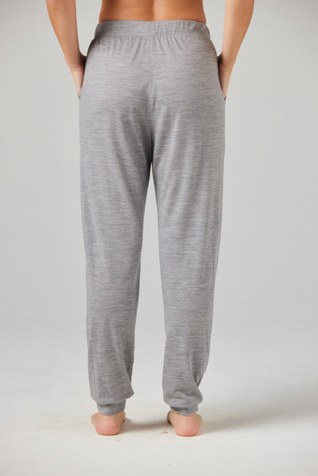 Piper Pant Grey Marl - Merino Loungewear