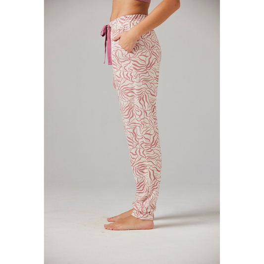 Piper Pant Flora - Merino Loungewear