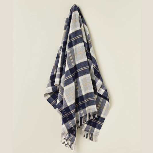 Bannochburn Tartan Merino Wool Throw