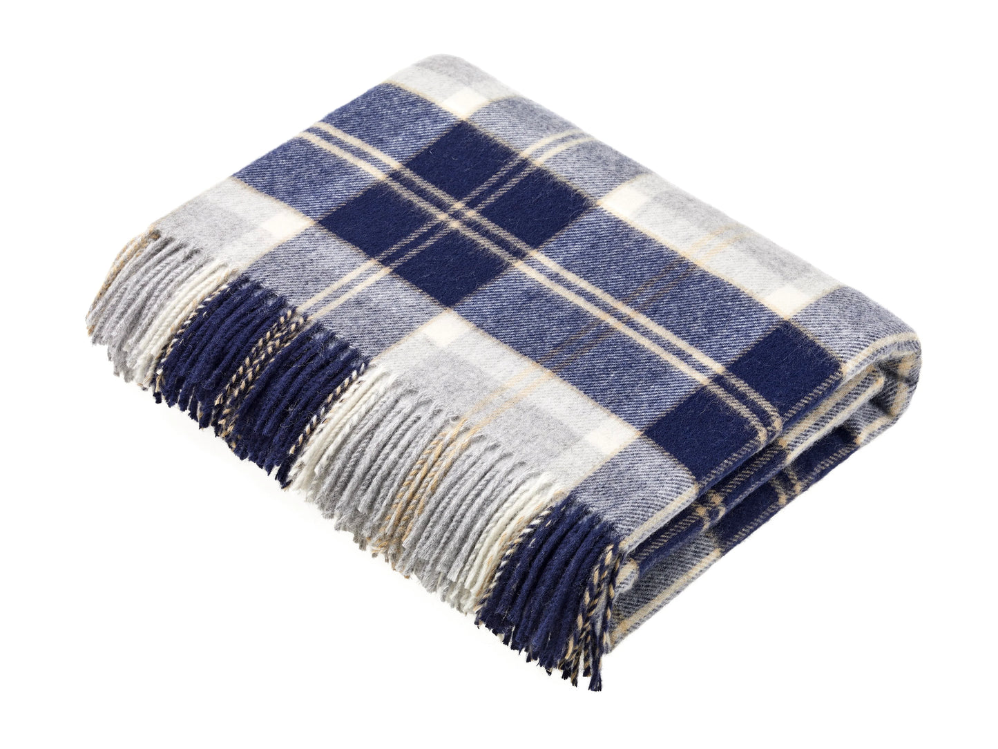 Bannochburn Tartan Merino Wool Throw