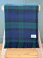 Black Watch Tartan Merino Wool Throw