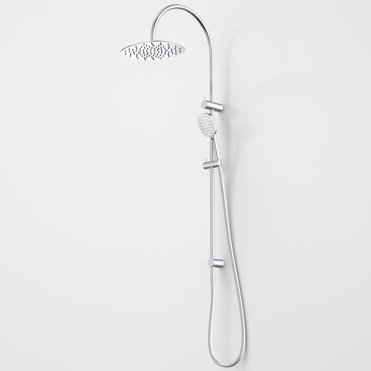 Contura II Rail Shower with Overhead - Chrome