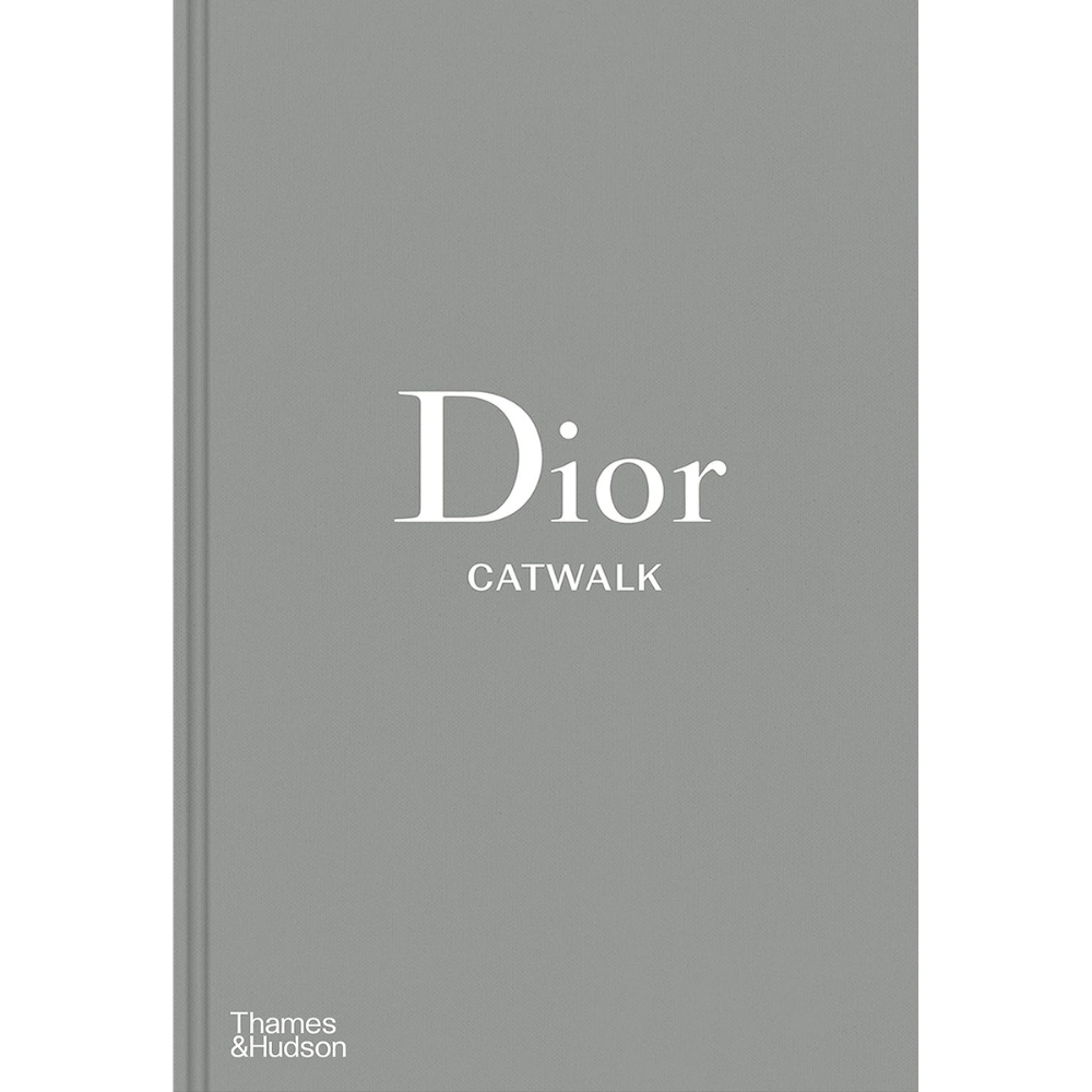 Coffee Table Book called Dior Catwalk in grey linen cover