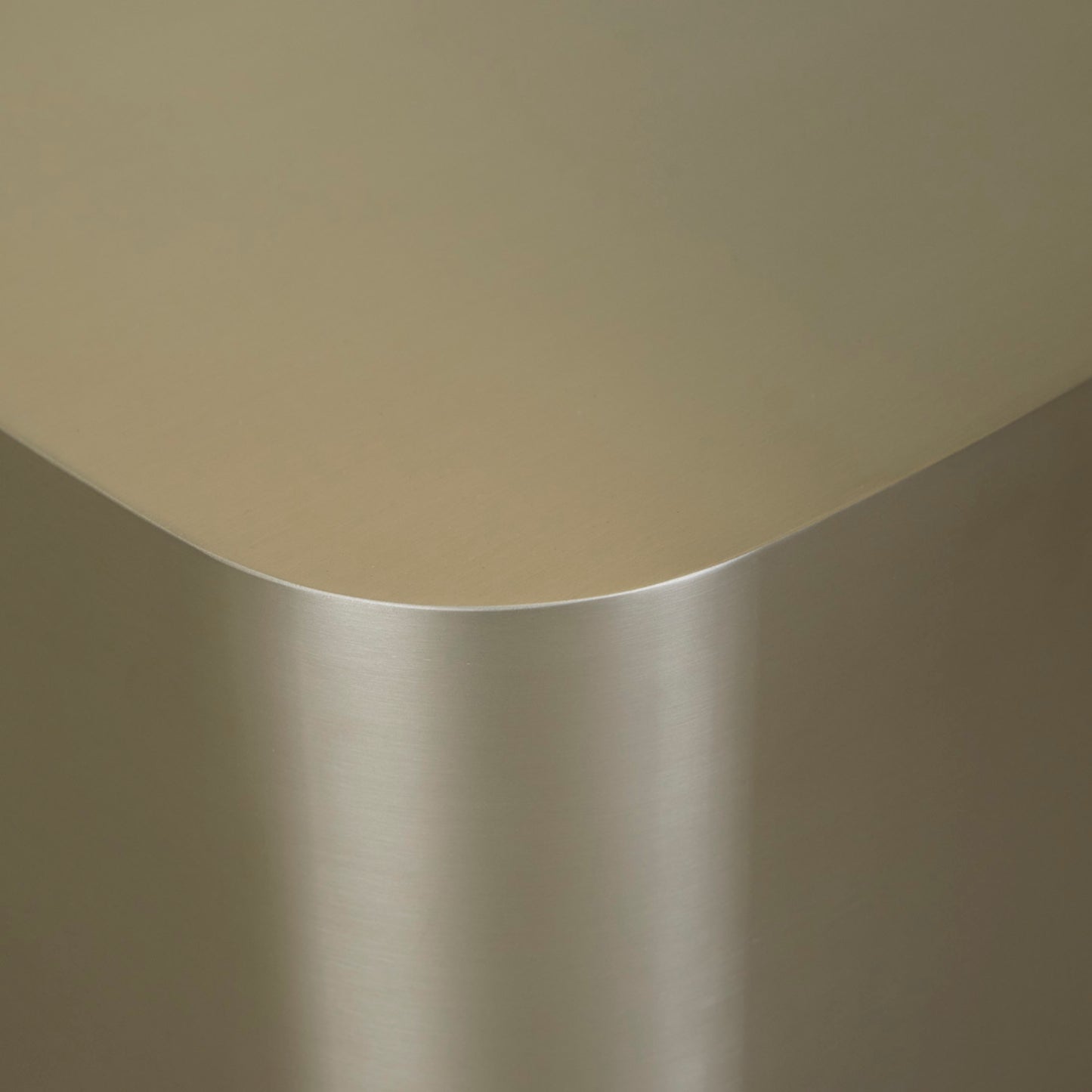 Elle Bend Stainless Steel Side Table