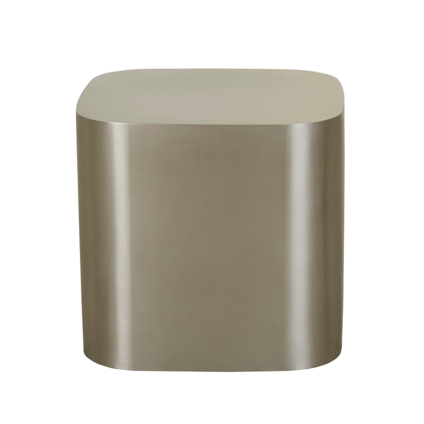 Elle Bend Stainless Steel Side Table