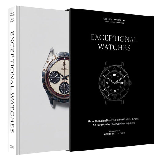 boxed coffee table book on exceptional watches