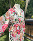 Fleur Kimono Robe - White