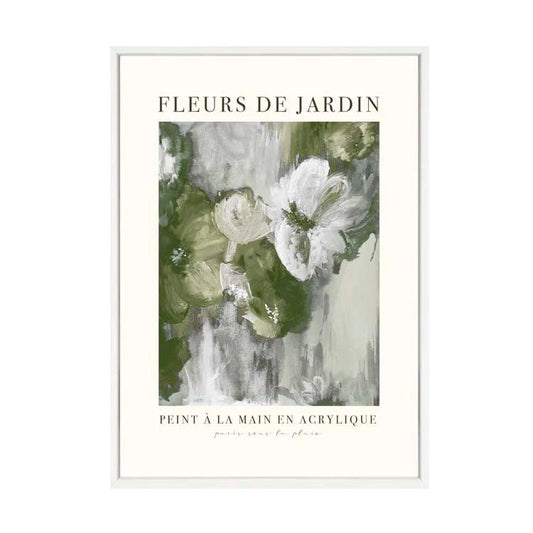 Fleur de Jardin Khaki Print