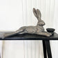 Country Hare Statue - Resting Grey