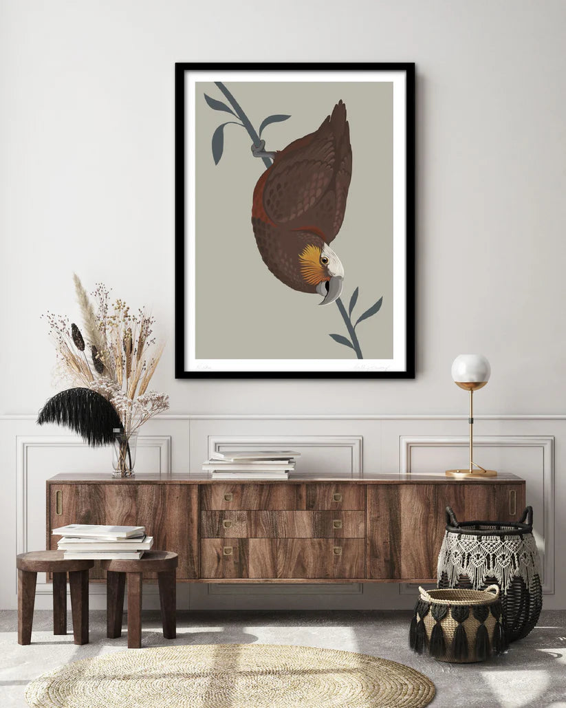 Kaka Bird Art Print