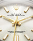 close up of a Rolex Oyster Perpetual watch from the Luxury book by Michael Köckritz 
