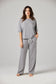 Alex Top Grey Marl - Merino Loungewear