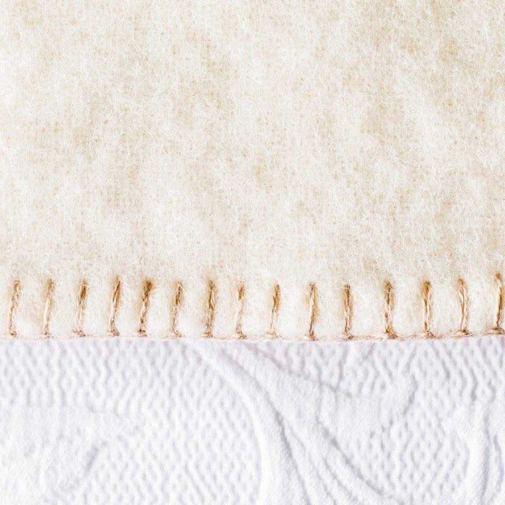 New Zealand Blanket Stitch Wool Throws