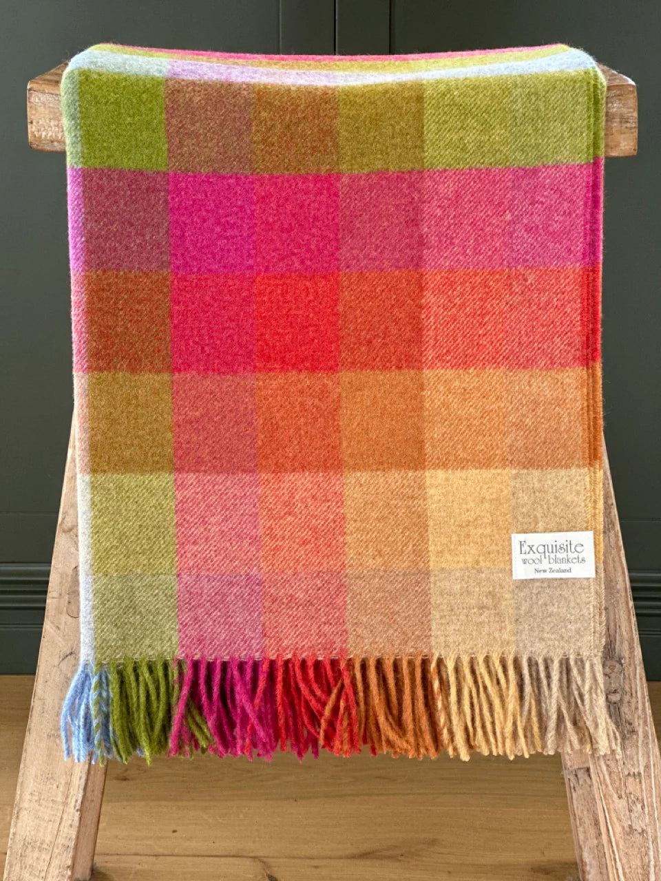 Harlequin Sunshine NZ Wool Throw