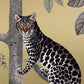 Panthera Wallpaper Mural - Metallic