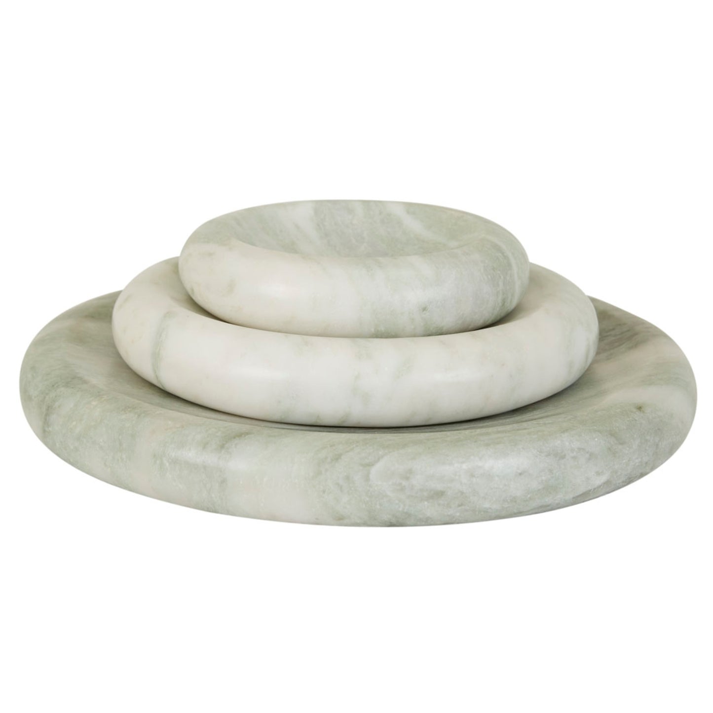 Rufus Indra Large Marble Shallow Bowl