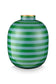 Striped Metal Vase