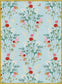 Wendy Morrison Rug - Flowers of Virtue Opal Blue