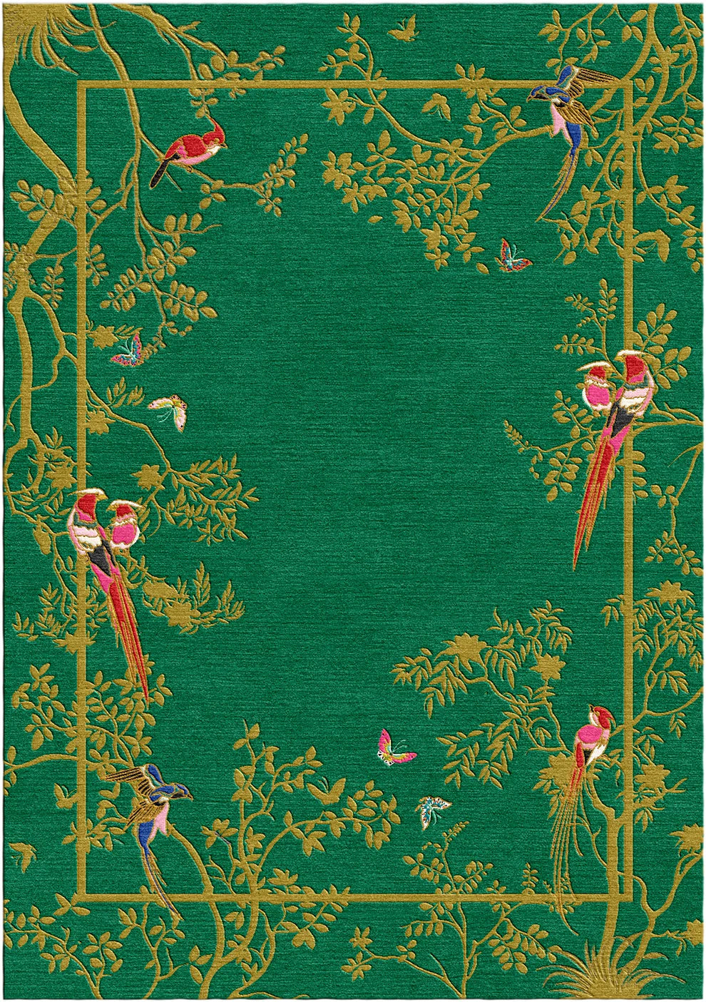 Wendy Morrison Rug - Jardin De Orient Green