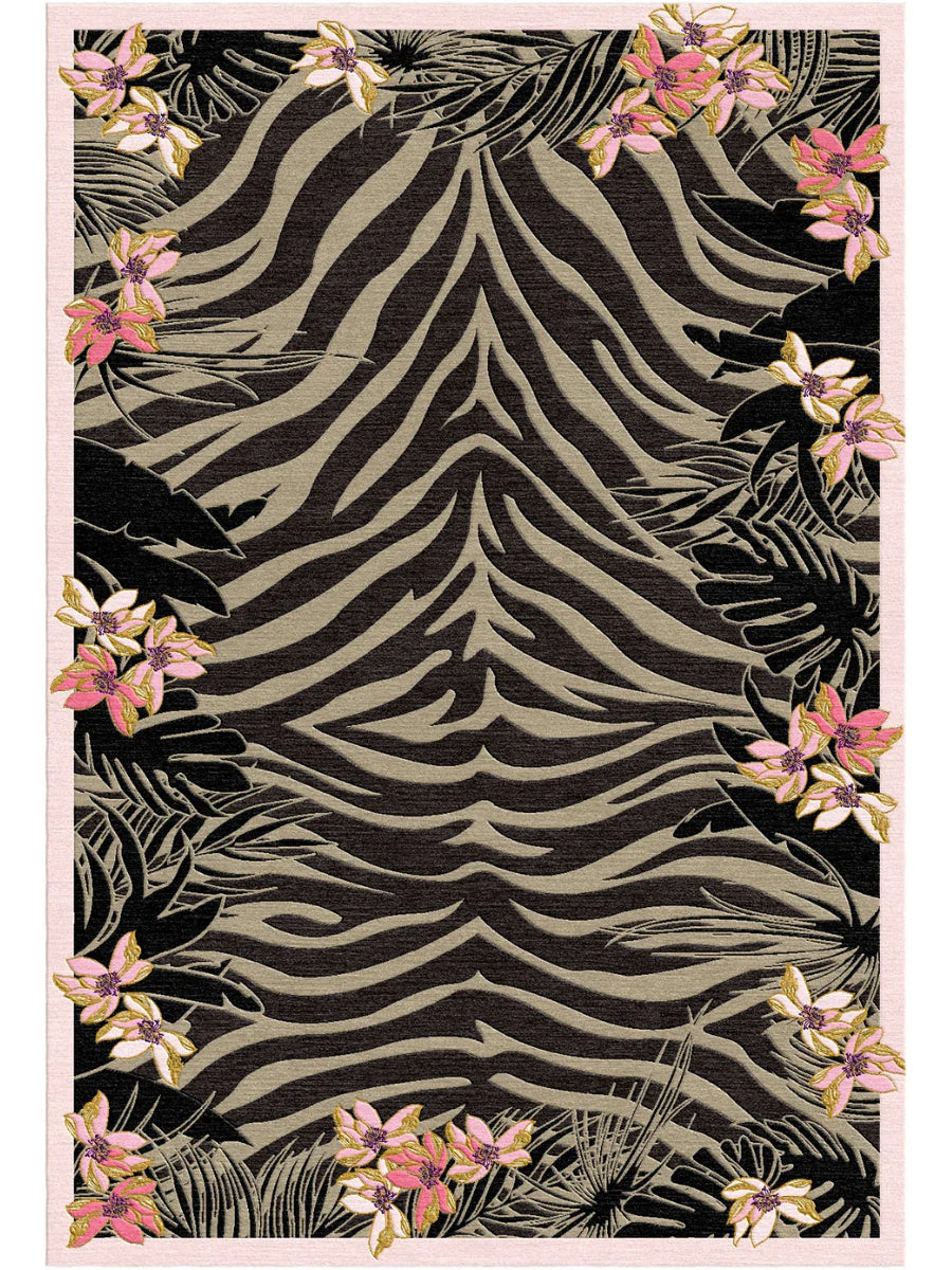 Wendy Morrison Rug - Tiger Florals