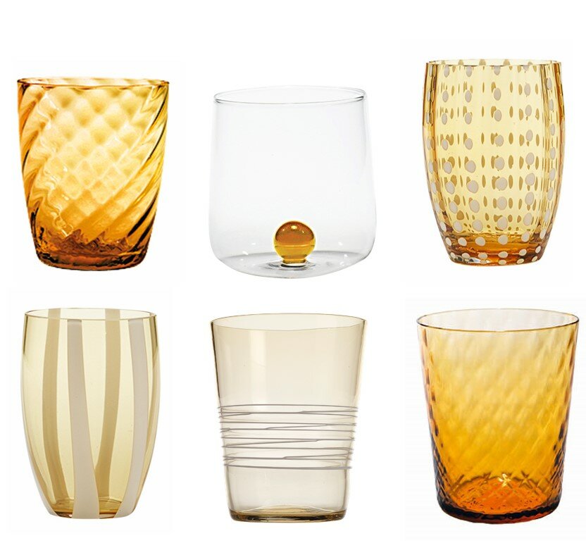 Melting Pot Tumblers - Zafferano