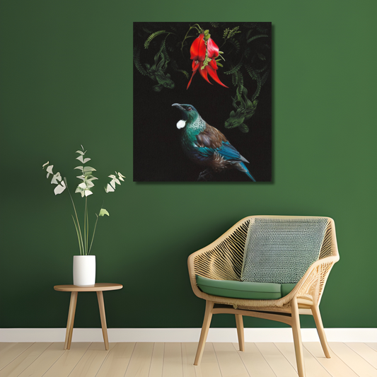 Muse of the Moldavite Tui Art Print