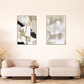 Neutral Lights Framed Canvas