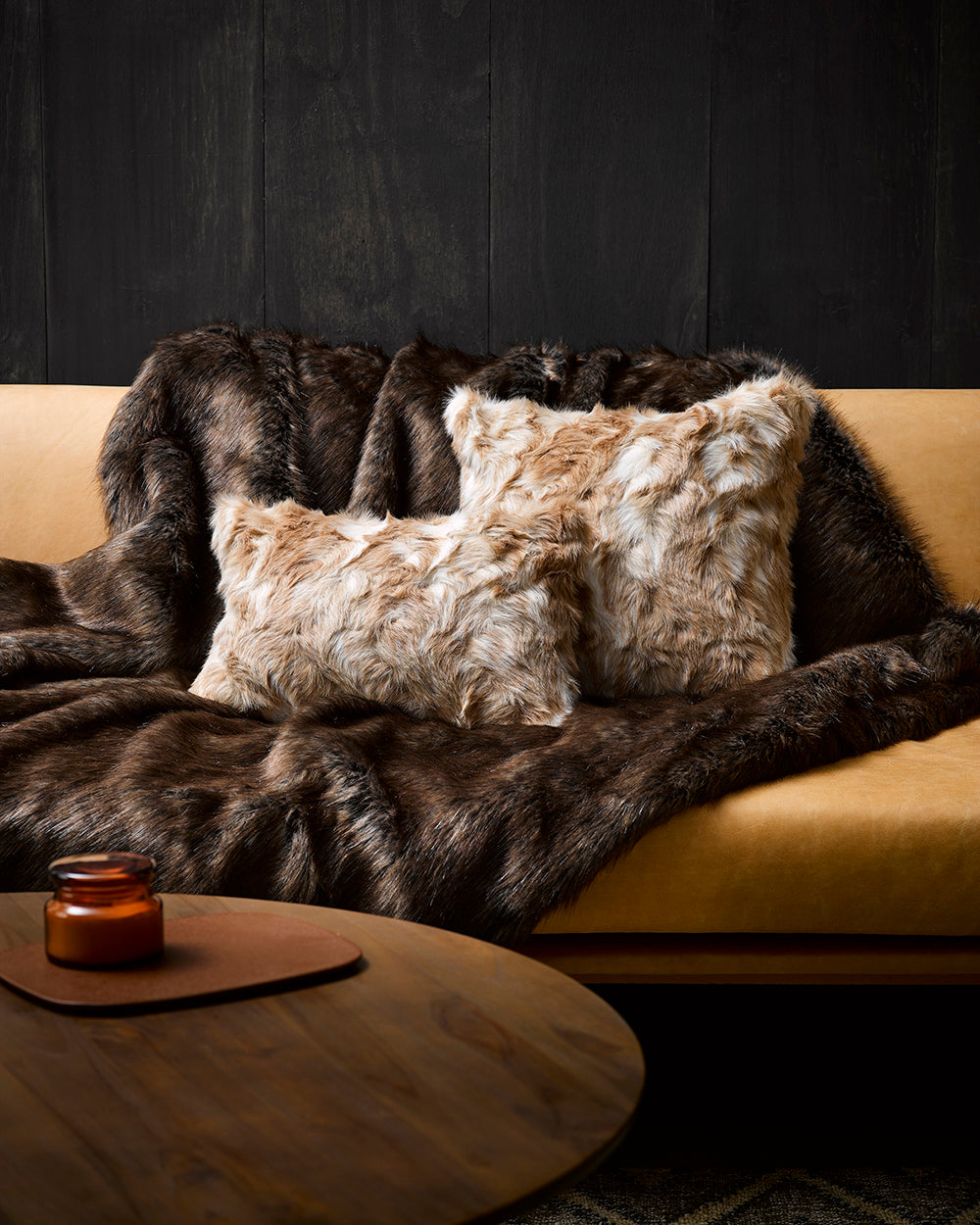 Luxury Imitation Fur Throw - Husky