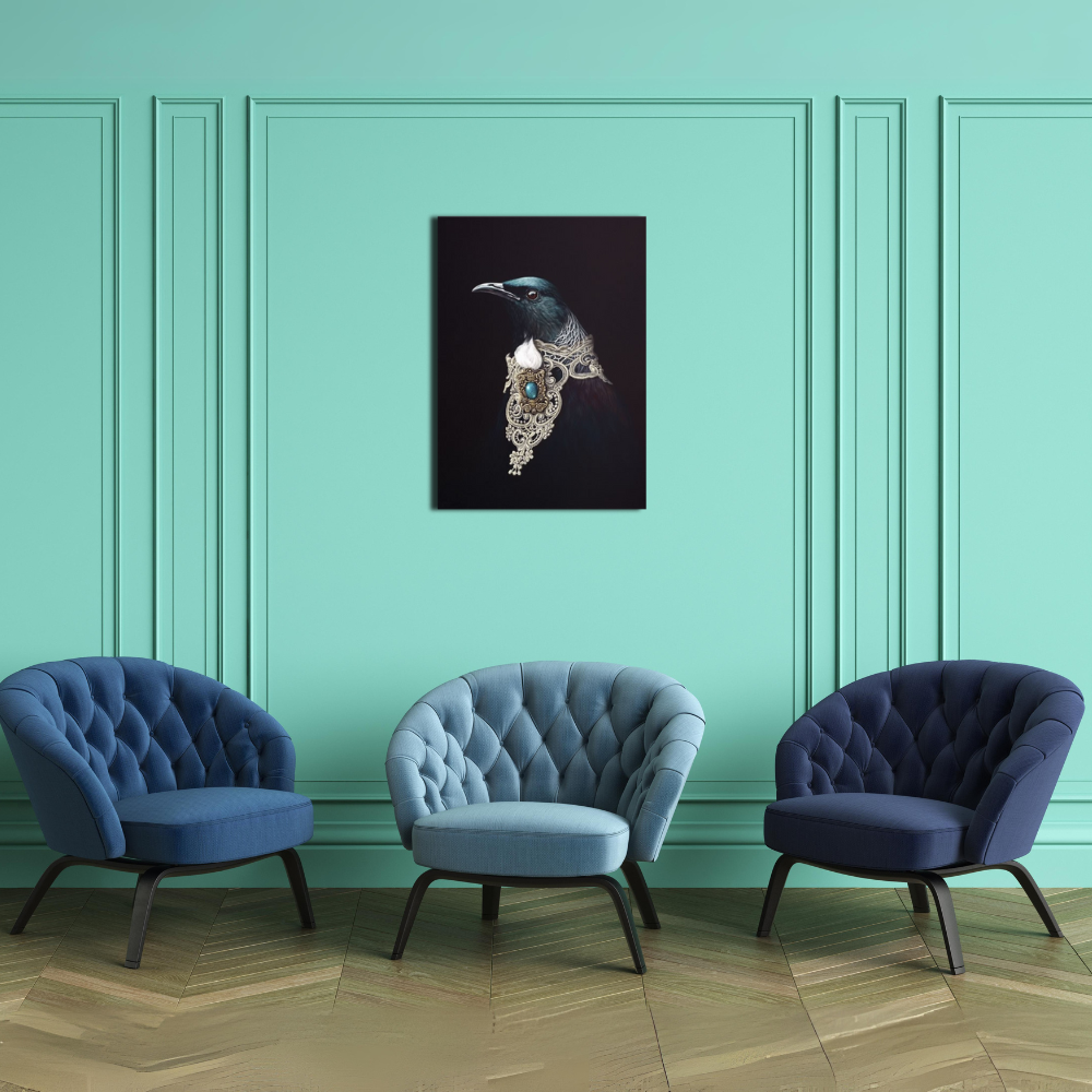 Adorned Orator Tui Art Print