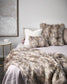 Luxury Imitation Fur Throw - Mountain Hare