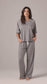 Alex Top Grey Marl - Merino Loungewear