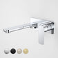 Caroma Luna Wall Basin Bath Mixer Brushed Brass