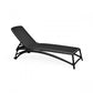 Atlantico sun lounger in charcoal, Nardi outdoor furniture