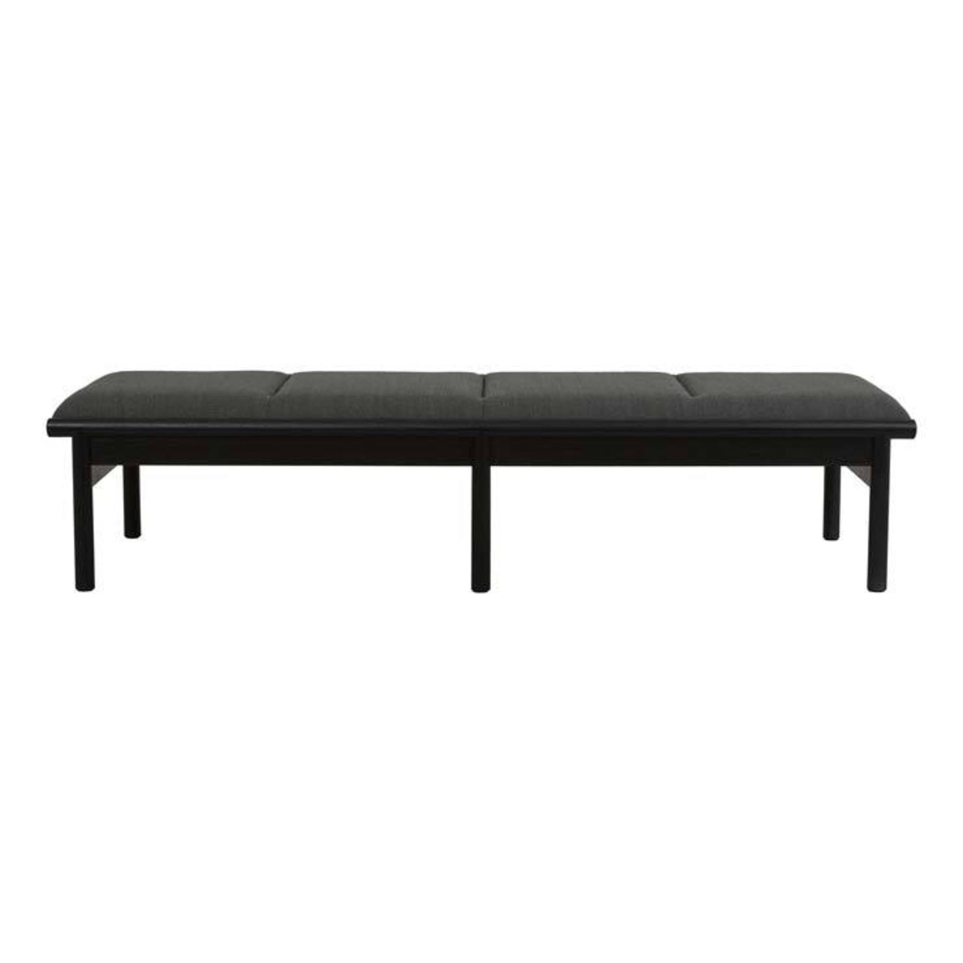 Tolv Neuf Bench in Thyme/ black onyx