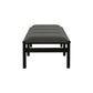 Tolv Neuf Bench in Thyme/ black onyx