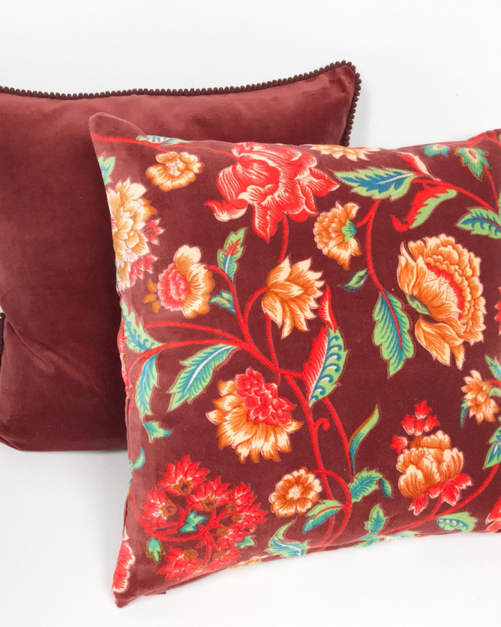 Red Lily Velvet Cushion | My Sanctuary – My Sanctuary NZ